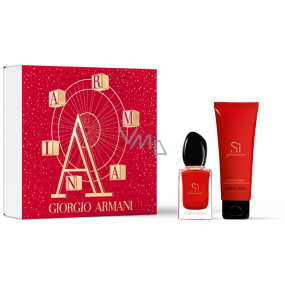Giorgio Armani Sí Passione Eau de Parfum 30 ml + Körperlotion 75 ml, Geschenkset für Frauen