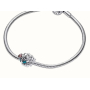 Sterling Silber 925 Disney Kleine Meerjungfrau Ariel, Muschel, Perle für Armband
