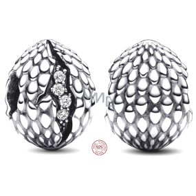 Charm Sterling Silber 925 Game of Thrones Glittering Dragon Egg, Armband Perle, Film Charm Sterling Silber 925 Game of Thrones Glittering Dragon Egg, Armband Perle, Film