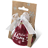 Nekupto Weihnachtsglocke aus Keramik mit Aufschrift Best Mom 5,5 x 5,5 cm