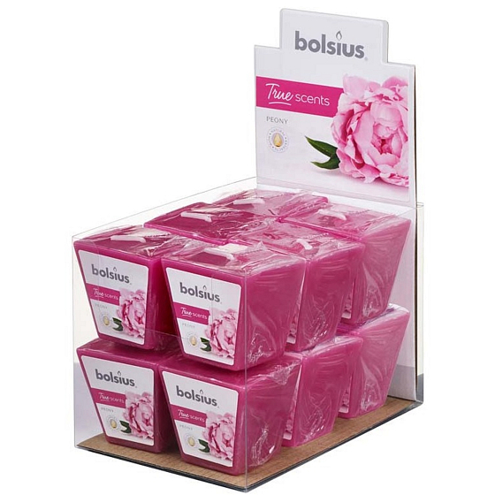 Bolsius Aromatic True Scents Peony - Pfingstrose Votiv-Duftkerze 48 mm 1 Stück