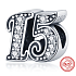 Charme Sterling Silber 925 15 Jahrestag, Perle auf Armband