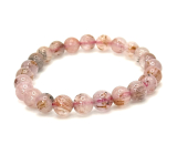 Auralit 23 Armband elastischer Naturstein, Kugel 7 - 7,5 mm / 16 - 17 cm, einer der kraftvollsten Steine der Welt