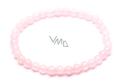 Rosie's Armband elastisch Naturstein, Kugel 4 mm / 15 cm, für Kinder, Liebe Stein
