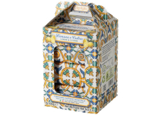 Iteritalia Lemon & Citron italienische natürliche Toilettenseife 3 x 100 g, Weihnachtsgeschenkset