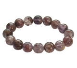 Auralit 23 náramek elastický přírodní kámen, kulička 12 mm / 21 - 22 cm AA, patří k nejmocnějším kamenům na planetě