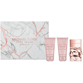 Michael Kors Pour Femme Absolu Eau de Parfum 50 ml + Körperlotion 50 ml + Duschgel 50 ml, Geschenkset für Frauen