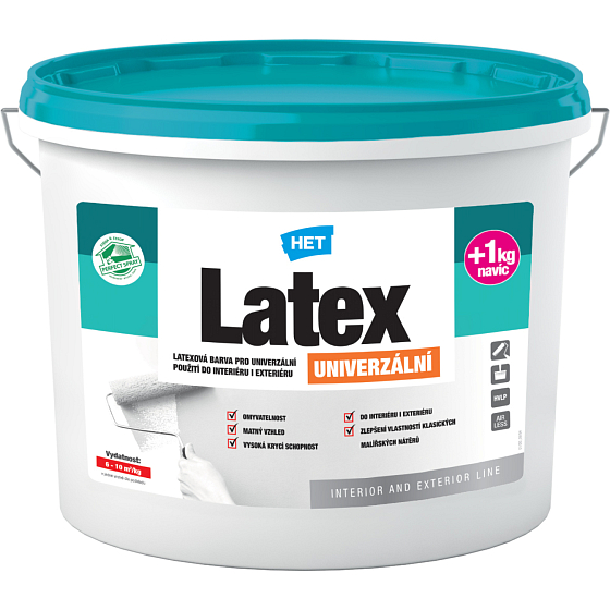 Het Latex universell, weiß, 5+1 kg