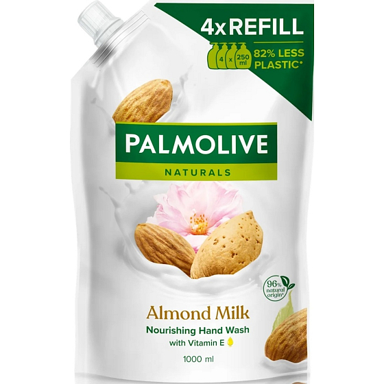 Palmolive Naturals Mandel & Milch flüssige Seife Nachfüllpackung 1l