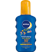Nivea Sun Kids OF 50+ Protect & Play Kinder Farbenspray zum Sonnenbaden, 200 ml