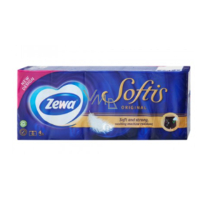Zewa Softis Original Papiertaschentücher 4-lagig 10 x 10 Stück