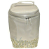 Etue Stoff mit Ornament, beige 15 x 20 x 13 cm