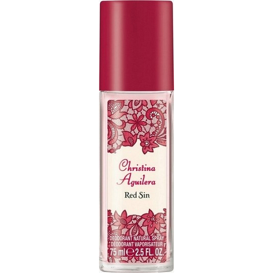Christina Aguilera Red Sin parfümiertes Deodorantglas für Frauen 75 ml
