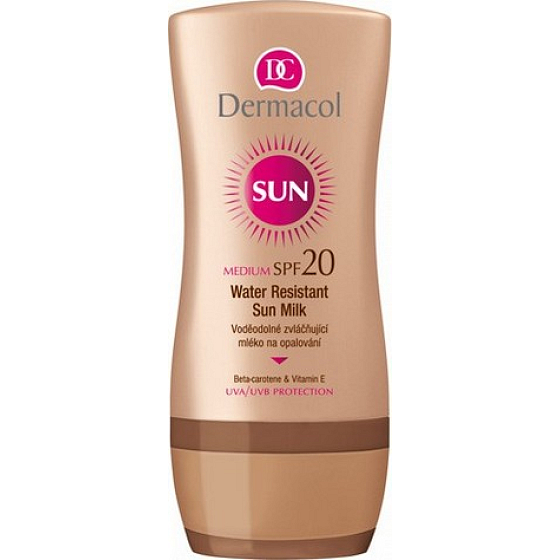 Dermacol Sonnenmilch LSF20 Wasserfeste erweichende Sonnenlotion 200 ml