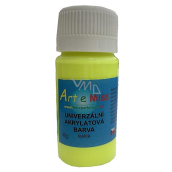 Art e Miss Universal-Acrylfarbe Gloss 71 Neongelb 40 g