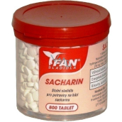 Fan Sacharin Künstlicher Süßstoff 800 Tabletten in einer Dosis von 50 g