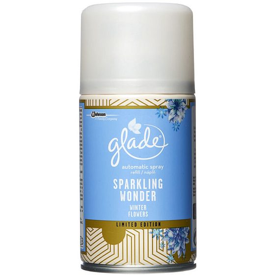 Glade Sparkling Wonder Winter Flowers automatische Lufterfrischer-Nachfüllung 269 ml