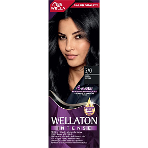 Wella Haarfarbe Wellaton Intense 2/0 schwarz, 110 ml