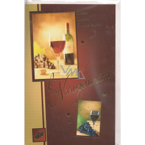 Nekupto Geburtstagsgrußkarte, Gesundheit, Zufriedenheit 136 x 210 mm