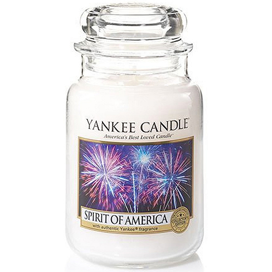 Yankee Candle Spirit Of America - Duftkerze Spirit of America Klassisches großes Glas 623 g