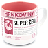 Nekupto Hrnkoviny Tasse mit der Aufschrift Super Frau 0,4 Liter