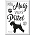 Nekupto Haustiermagnet Schnauzer 66 x 90 x 2 mm