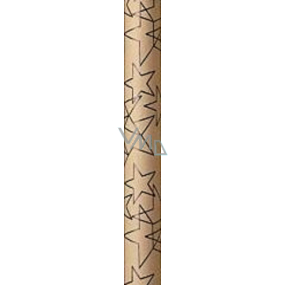 Zöwie Geschenkpapier 70 x 150 cm Weihnachten Scandi Style natürlich mit schwarzen Sternen Zöwie Geschenkpapier 70 x 150 cm Weihnachten Scandi Style natürlich mit schwarzen Sternen