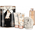 Grace Cole The Body Edit Badeschaum 250 ml + Körperlotion 150 ml + Duschgel 150 ml + Körperschwamm, Kosmetikset in einer Blechdose