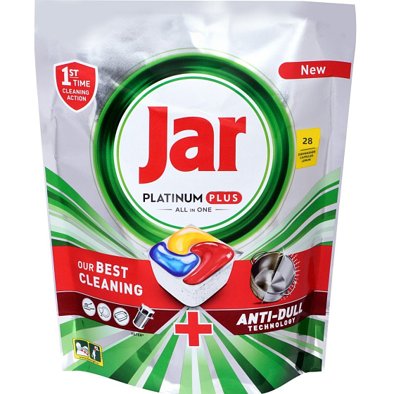 Jar Platinum Plus Kapseln für Geschirrspüler 28 Stück
