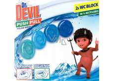 Dr. Devil Polar Aqua Push Pull WC Block ohne Korb 2 x 20 g