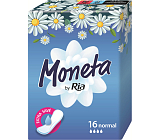 Moneta Normal klassische Damenbinden ohne Flügel, 16 Stk