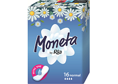 Moneta Normal klassische Damenbinden ohne Flügel, 16 Stk