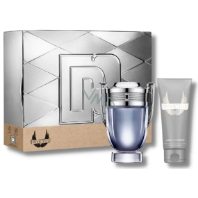 Paco Rabanne Invictus Eau de Toilette 50 ml + Duschgel 100 ml, Geschenkset für Männer