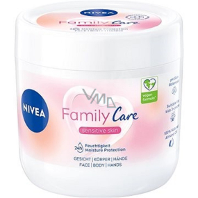 Nivea Family Care Feuchtigkeitscreme für empfindliche Haut 450 ml