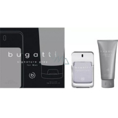 Bugatti Signature Grey Eau de Toilette 100 ml + Duschgel 200 ml, Geschenkset für Männer