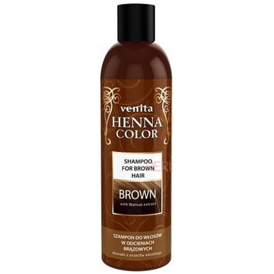 Venita Henna Color Brown Shampoo für braunes Haar 250 ml