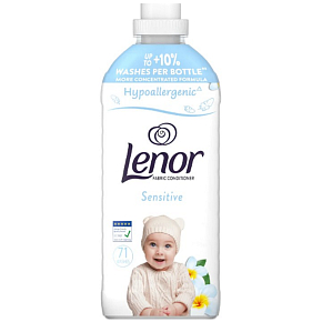 Lenor Sensitive konzentrierter Weichspüler für empfindliche Haut 71 Waschungen 1491 ml