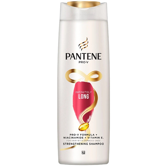 Pantene Infinitely Long – šampon pro suché a poškozené vlasy, 400 ml