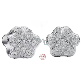 Charm Sterlingové stříbro 925 Tlapička lásky - amulet věrnosti a oddanosti, korálek na náramek zvíře Charm Sterlingové stříbro 925 Tlapička lásky - amulet věrnosti a oddanosti, korálek na náramek zvíře
