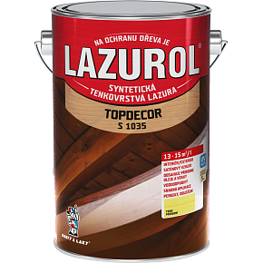 Lazurol Topdecor S1035 dünnschichtige Holzlasur T000 natur, 4,5 l
