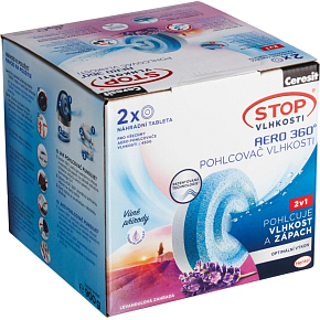 Ceresit Stop Vlhkosti Aero 360° Nachfülltabletten – Lavendel 2 × 450 g (900 g)