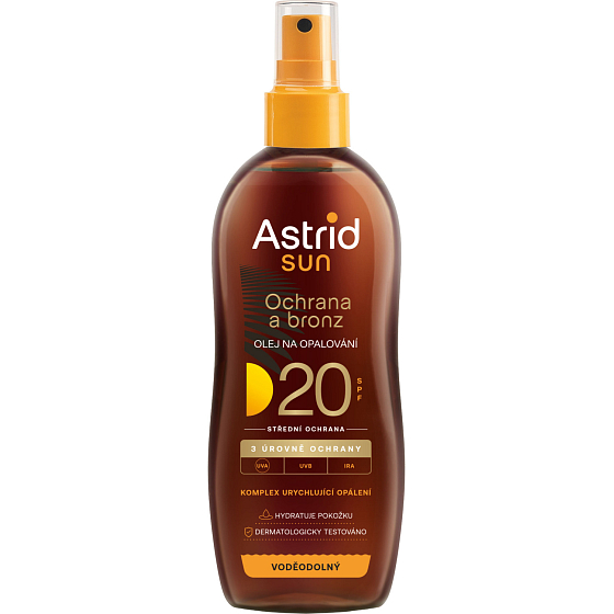 Astrid Sun OF 20 Sonnenöl im Spray, 200 ml