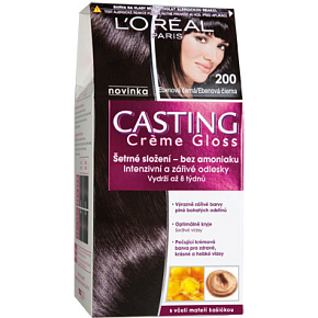 L'Oréal Casting Crème Gloss Haarfarbe Ebenholz Schwarz 200