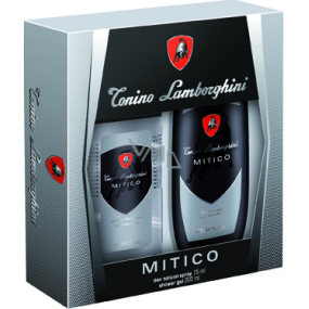 Tonino Lamborghini Mitico parfümiertes Deodorantglas für Männer 75 ml + Duschgel 200 ml, Kosmetikset Tonino Lamborghini Mitico parfümiertes Deodorantglas für Männer 75 ml + Duschgel 200 ml, Kosmetikset