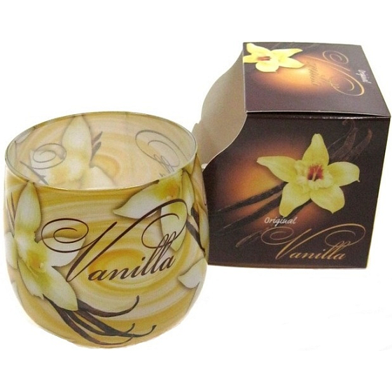 Santo Candles Vanille-Duftkerze in Glas 100 g