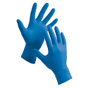 Aurelia Delight Blue PF Einweg-Vinylhandschuhe ohne Pudergröße S Box 100 Stück