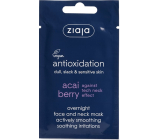 Ziaja Acai Berry glättende Nachtmaske für Gesicht und Hals 7 ml