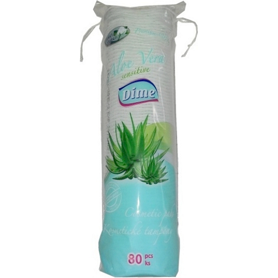 Dime Aloe Vera Sensitive kosmetische Wattestäbchen 80 Stück