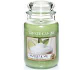 Yankee Candle Vanilla Lime - Vanille mit Limette Duftkerze Classic groß Glas 623 g