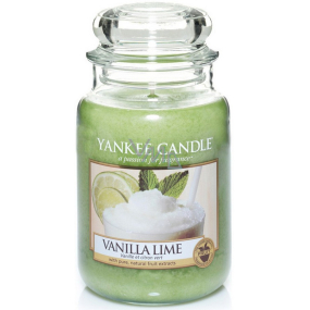 Yankee Candle Vanilla Lime - Vanille mit Limette Duftkerze Classic groß Glas 623 g